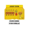 Distributor Master Lock 1482BP410FRC Wall Mounted Lockout Station Jual Master Lock 1482BP410FRC Wall Mounted Lockout Station