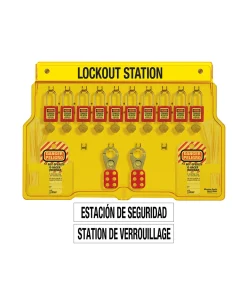 Distributor Master Lock 1483BP410ES Wall Mounted Lockout Station Jual Master Lock 1483BP410ES Wall Mounted Lockout Station