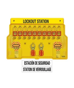 Distributor Master Lock 1483BP410FRC Wall Mounted Lockout Station Jual Master Lock 1483BP410FRC Wall Mounted Lockout Station