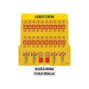 Distributor Master Lock 1484BP410 Wall Mounted Lockout Station Jual Master Lock 1484BP410 Wall Mounted Lockout Station