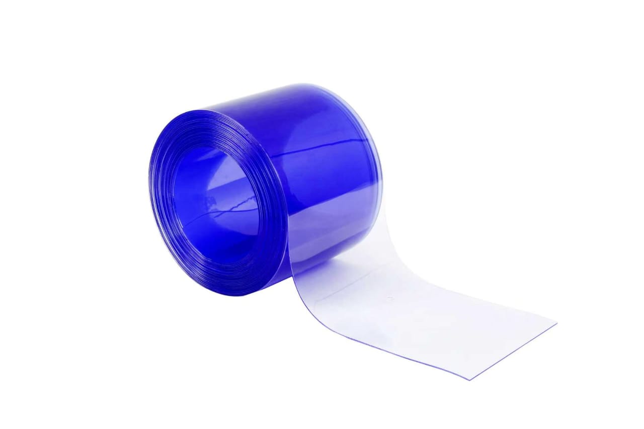 PVC Curtain Blue Clear PVC Curtain Blue Clear