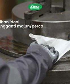 SABER 70 - Multi Purpose Wipes Extra SABER untuk Membersihkan oli, gemuk, dan berbagai kotoran