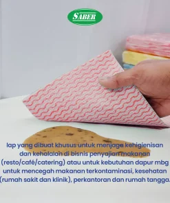 SABER Color Coded Wipes - Mini Pack NEW SABER untuk Membersihkan oli, gemuk, dan berbagai kotoran