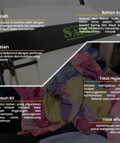 SABER 50 - Heavy Duty Wipes SABER untuk Membersihkan oli, gemuk, dan berbagai kotoran