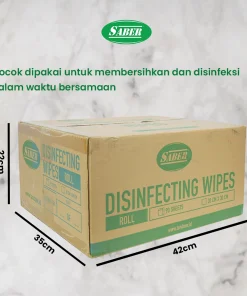 SABER Disinfecting Wipes SABER untuk Membunuh kuman dan bakteri pada berbagai permukaan keras