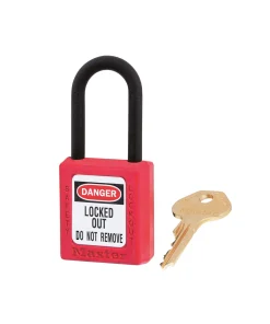 Distributor Master Lock 406MKW417RED Zenex Thermoplastic Safety Padlock Jual Master Lock 406MKW417RED Zenex Thermoplastic Safety Padlock
