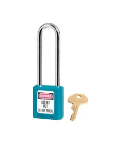 Distributor Master Lock 410LTTEAL Zenex Thermoplastic Safety Padlock Jual Master Lock 410LTTEAL Zenex Thermoplastic Safety Padlock