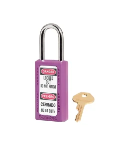 Distributor Master Lock 411KAMKW417PRP Zenex Thermoplastic Safety Padlock Jual Master Lock 411KAMKW417PRP Zenex Thermoplastic Safety Padlock